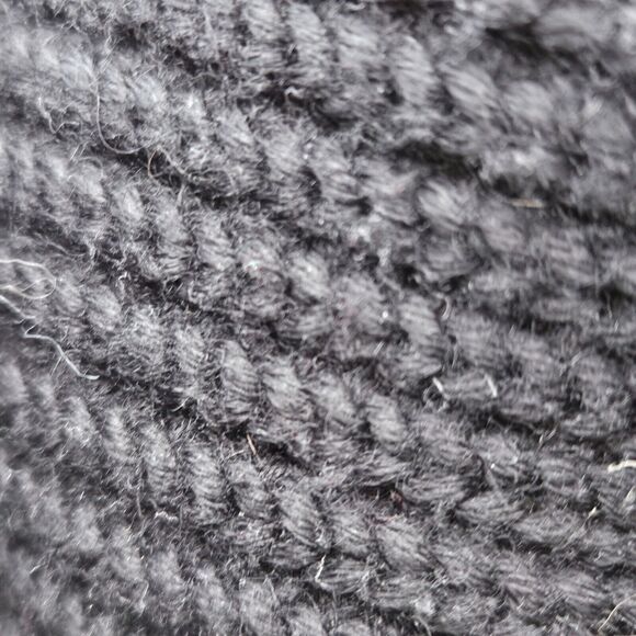 UGG Australia Classic Cardy Knit Boot Womens Size 8 Wool Black Buttons Fold Over - Picture 10 of 14